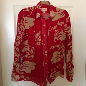 Ralph Lauren Linen Hawaiian Shirt